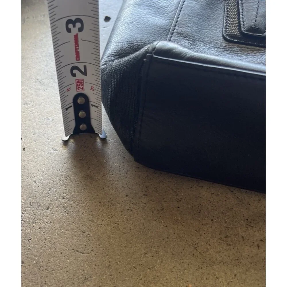 Coach Taylor Bette Mini Tote Black Leather Cross Body Bag Classic No Strap - Picture 6 of 15